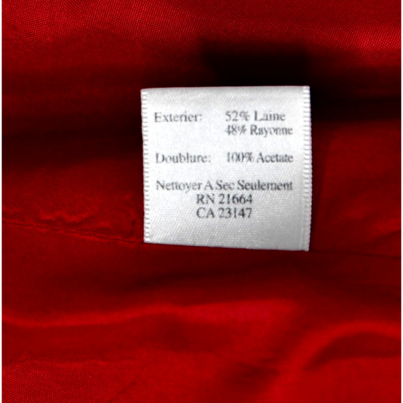 Talbots Blazer Women's 6 Red Plaid Linen Blend Jacket Pockets - Picture 8 of 10